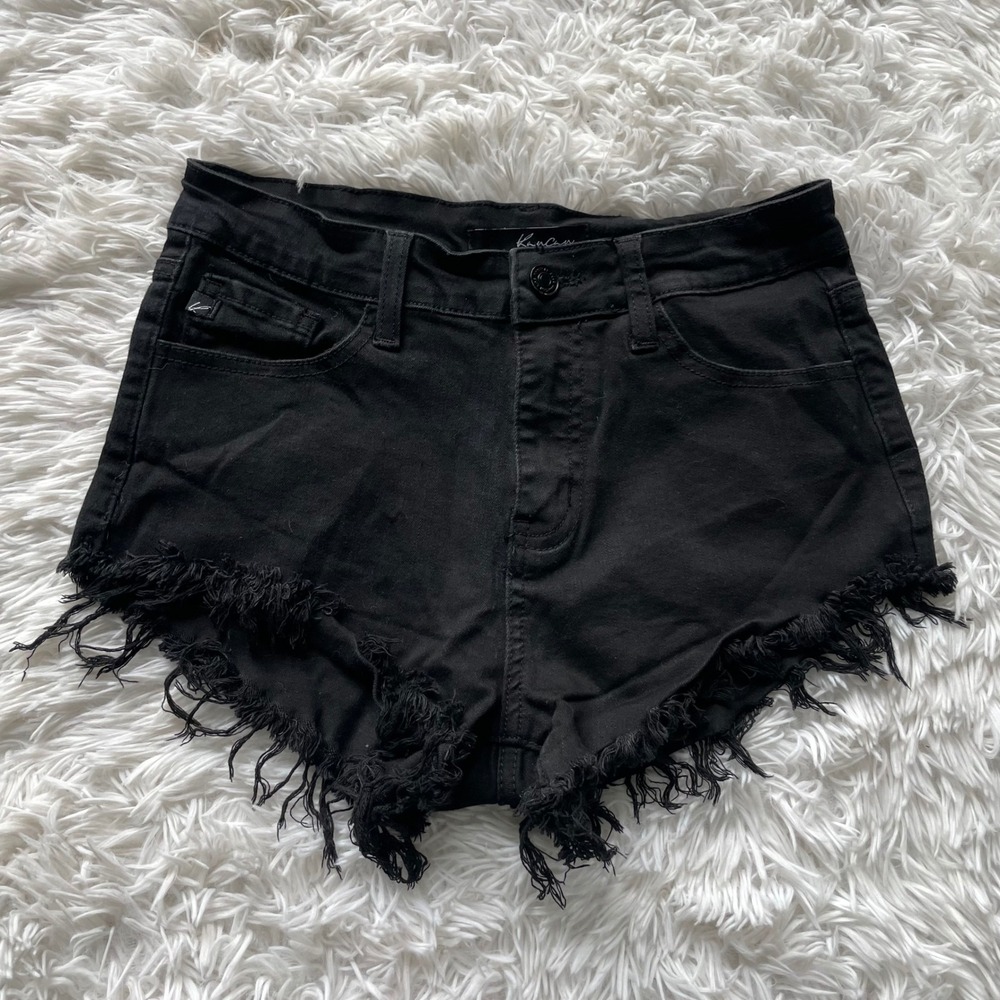 KanCan Estilo High Rise Distressed Cut-Off Denim Shorts